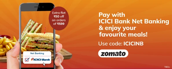 Treat Yourself With This Zomato Offer With ICICI Bank!