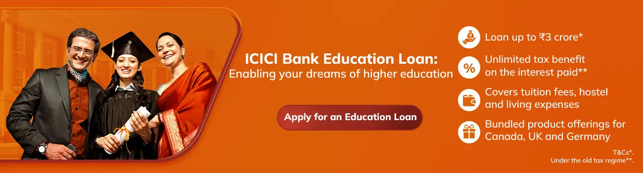 Education Loan ICICI Bank