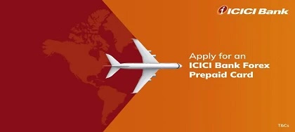 How to Apply for ICICI Bank Forex Prepaid Card using ICICI Bank Internet Banking